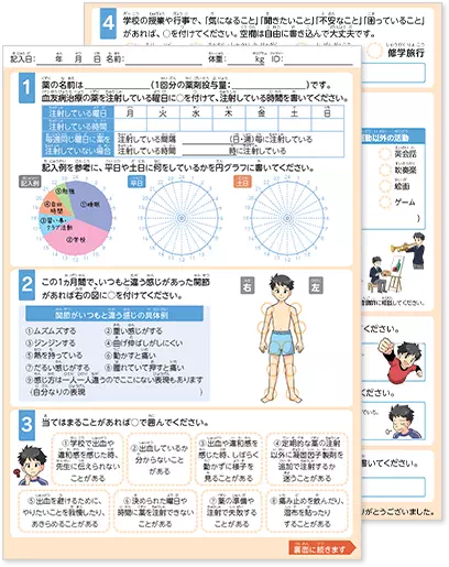 日常生活チェックシート