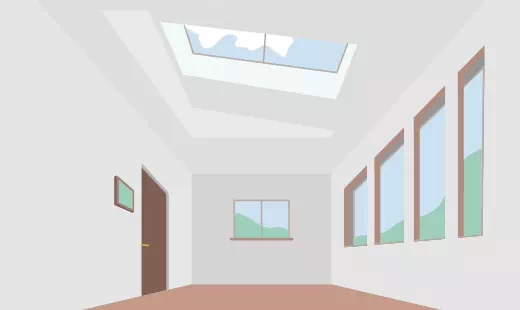 イラスト:天窓