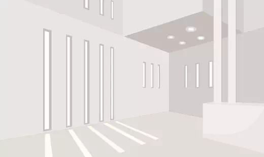 イラスト:スリット窓