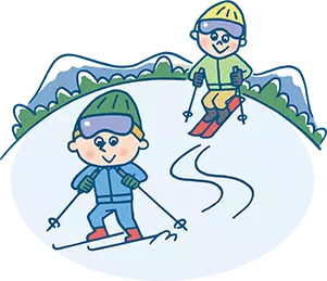 イラスト:宿泊を伴う行事に参加するときの準備:例