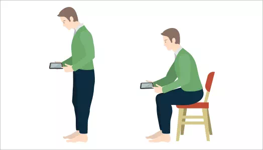 図:“柔らかい足”と“硬い足”の見分け方